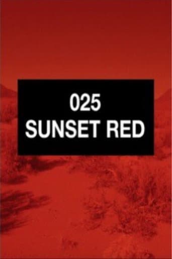 025 Sunset Red afişi