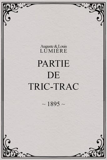 Partie de tric-trac afişi
