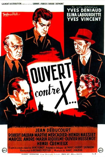 Ouvert contre X… afişi
