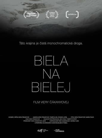 Biela na bielej afişi