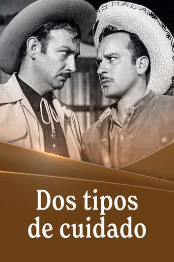 Dos tipos de cuidado afişi