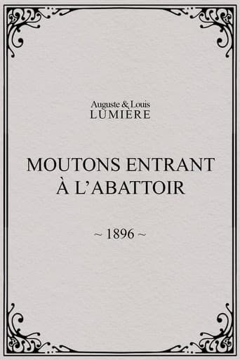 Moutons entrant à l'abattoir afişi