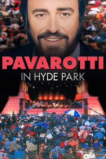 Pavarotti in Hyde Park afişi