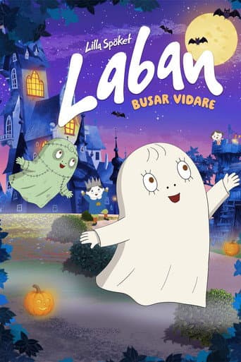 Lilla spöket Laban busar vidare afişi