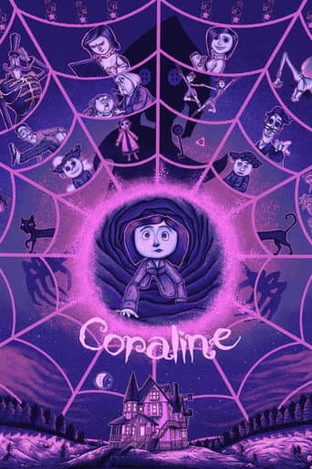 Coraline e o Mundo Secreto afişi