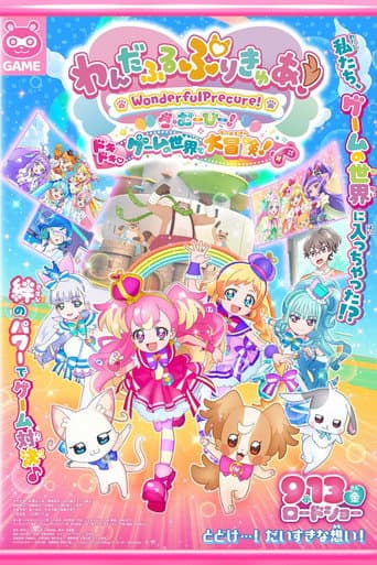 Wonderful PreCure! The Movie: A Grand Adventure in a Thrilling♡Game World! afişi