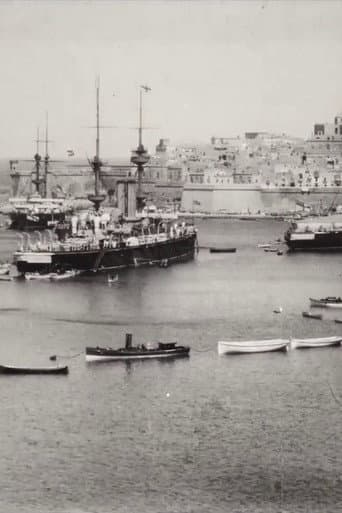 Panorama of Grand Harbour, Malta, Showing Battleships, Etc. afişi