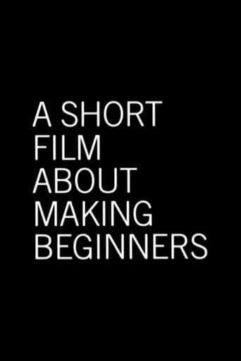 A Short Film About Making Beginners afişi
