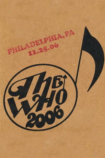 The Who: Philadelphia 11/25/2006 afişi