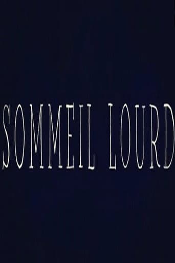 sommeil lourd afişi