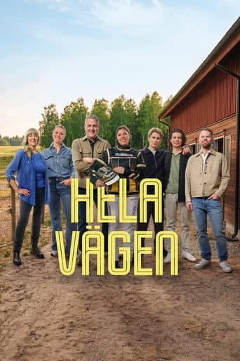 Hela vägen afişi