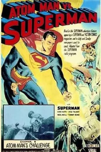 Atom Man vs. Superman afişi