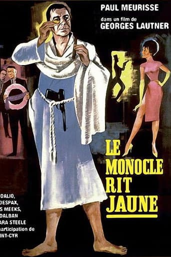 Le monocle rit jaune afişi