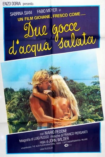 Due gocce d'acqua salata afişi