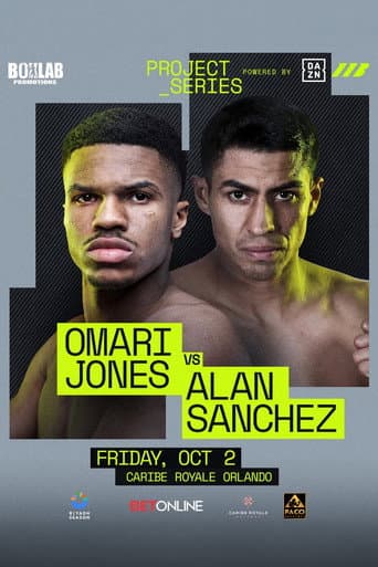 Omari Jones vs. Alan Sanchez afişi