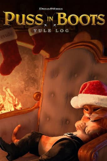 Puss in Boots' Yule Log afişi