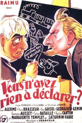 Vous n'avez rien à déclarer ? afişi
