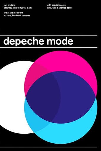 Depeche Mode: Live at the Pasadena Rose Bowl afişi