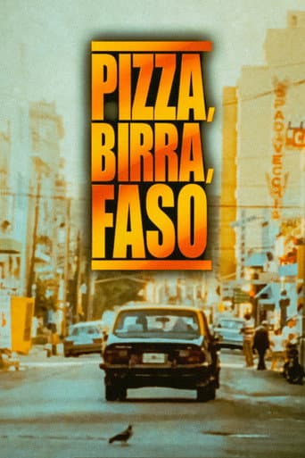 Pizza, birra, faso afişi