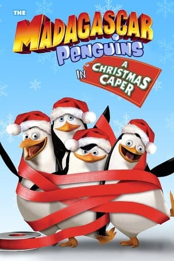 Madagaskar Penguenleri Yılbaşı afişi
