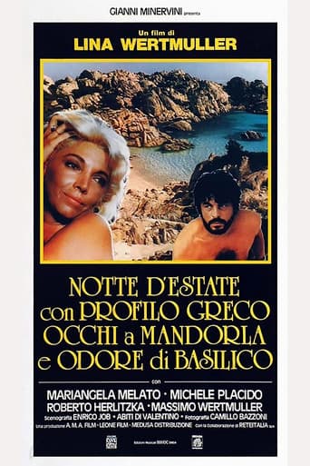 Notte d'estate con profilo greco, occhi a mandorla e odore di basilico afişi