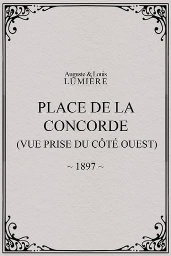 Place de la Concorde (vue prise du côté ouest) afişi