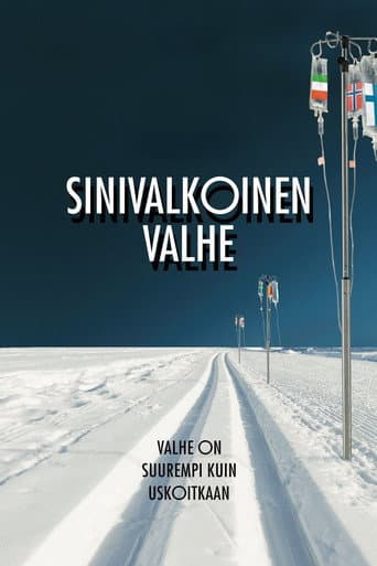 Sinivalkoinen valhe afişi