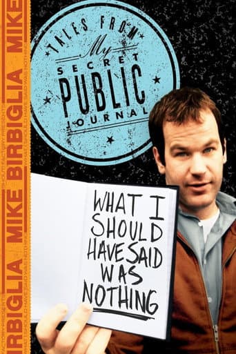Mike Birbiglia: What I Should Have Said Was Nothing afişi