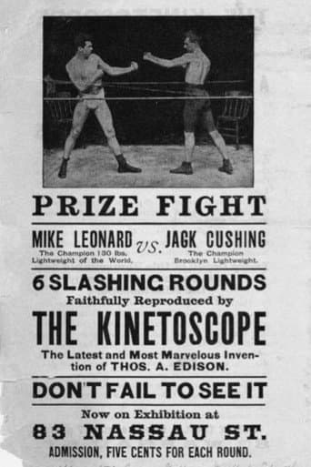 Leonard-Cushing Fight afişi