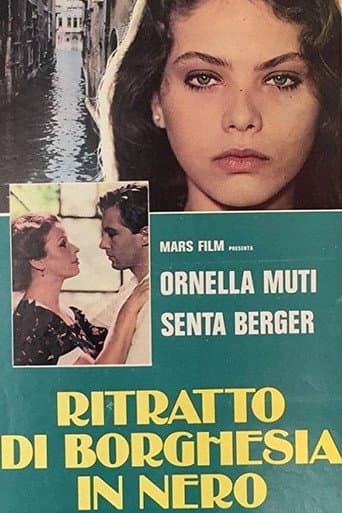 Ritratto di borghesia in nero afişi