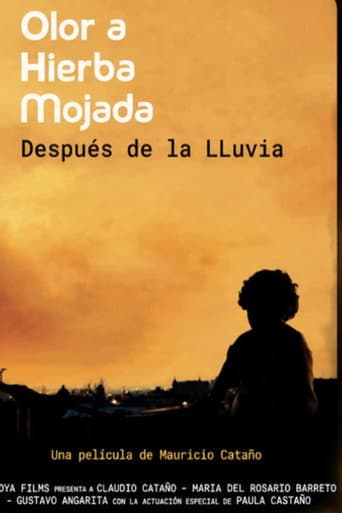 Olor a hierba mojada después de la lluvia afişi