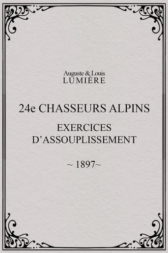 24e chasseurs alpins : exercices d’assouplissement afişi