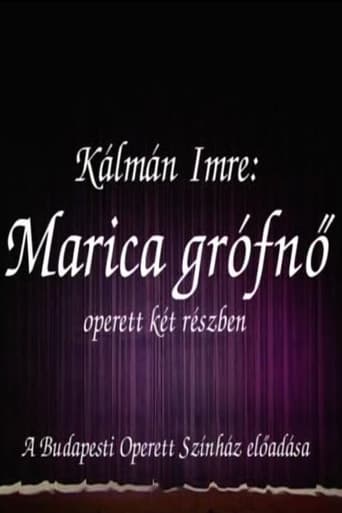 Marica grófnő afişi