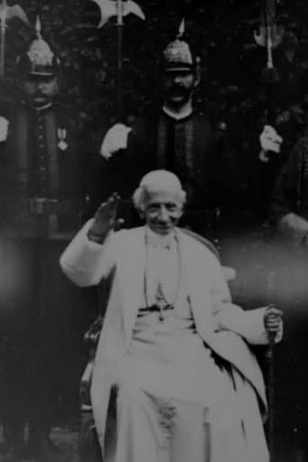 Pope Leo XIII Being Seated Bestowing Blessing afişi