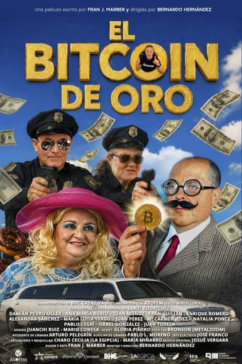 El bitcoin de oro afişi