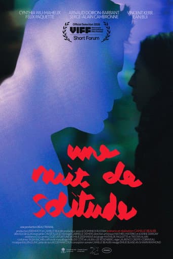 Une nuit de solitude afişi