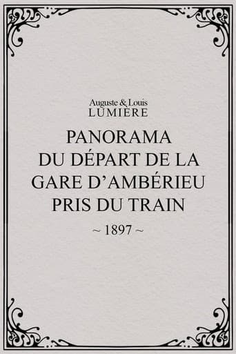 Panorama du départ de la gare d’Ambérieu pris du train (temps de neige) afişi