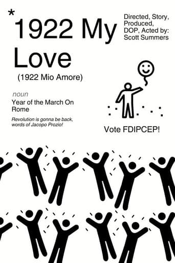 1922 Mio Amore afişi