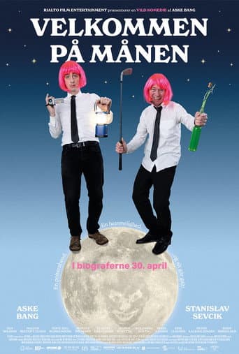 Velkommen på månen afişi