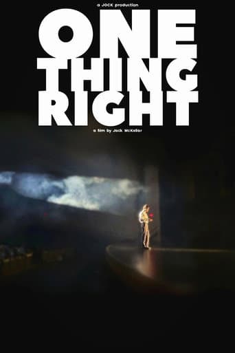 One Thing Right afişi