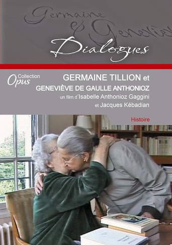 Germaine Tillion et Geneviève de Gaulle Anthonioz afişi