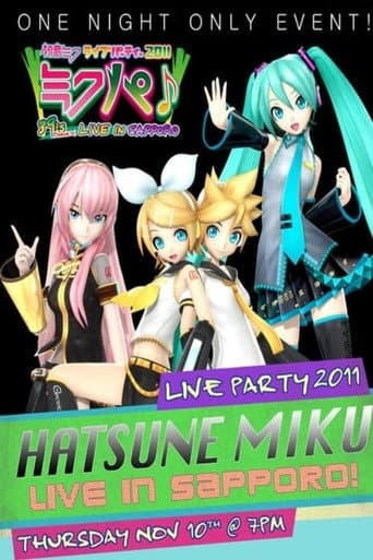 Hatsune Miku Live Party 2011 (MikuPa)/Sapporo afişi