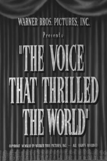 The Voice That Thrilled the World afişi