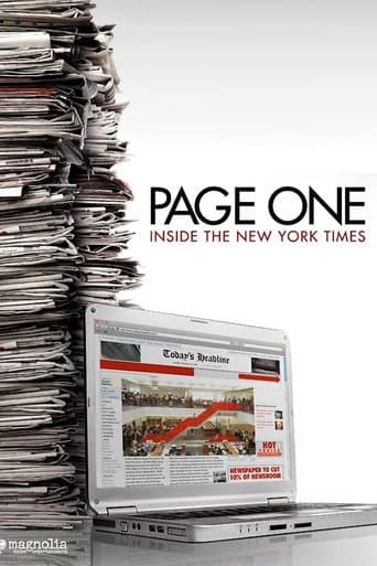 Page One: Inside the New York Times afişi
