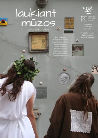 Laukiant mūzos afişi