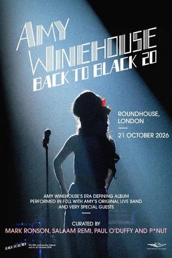 Amy Winehouse: Back to Black at 20 afişi