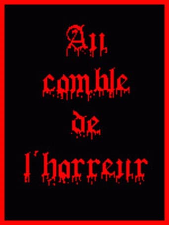 Au Comble De L'Horreur afişi