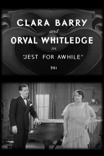 Clara Barry and Orval Whitledge in 'Jest for a While' afişi