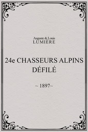 24e chasseurs alpins : défilé afişi