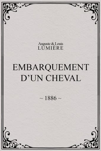 Embarquement d’un cheval afişi